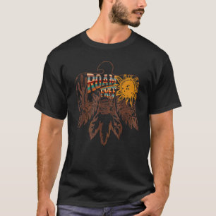 T-shirt Oiseau Tonnerre Rétro Cactus du désert Promenade l