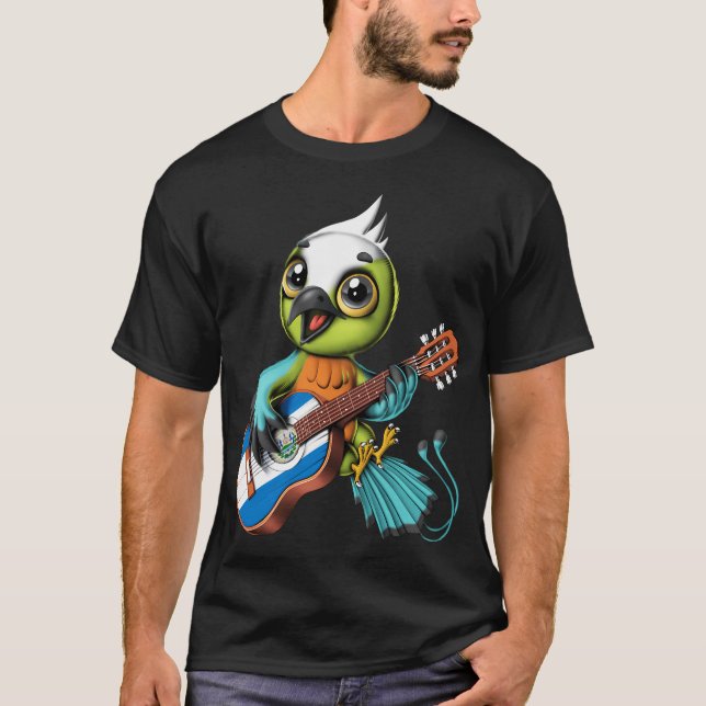 T-shirt Oiseau Torogoz du Salvador (Devant)