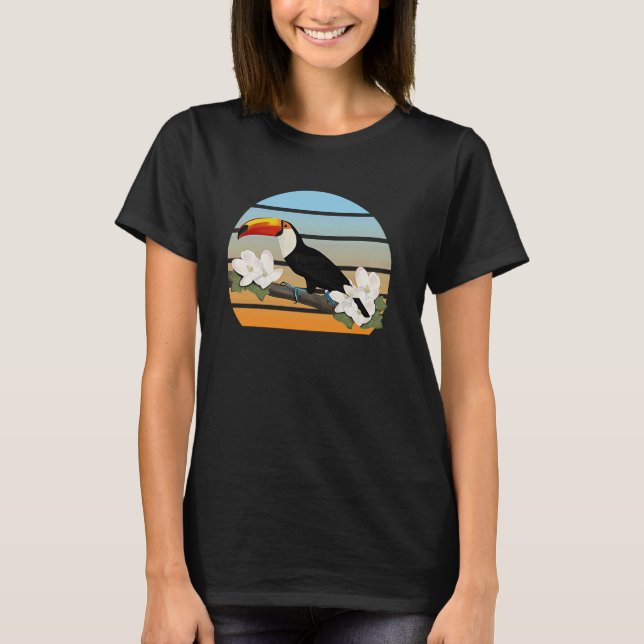 T-shirt Oiseau Toucan Oiseau Oiseau Oiseau Oiseau Oiseau A (Devant)