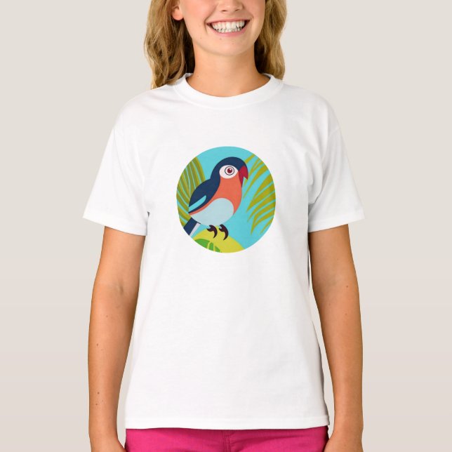 T-shirt Oiseau tropical (Devant)