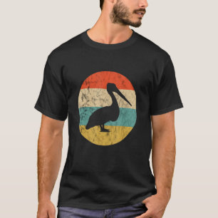 T-shirt Oiseau tropicale Rétro Oiseau pélican Vintage Mouc