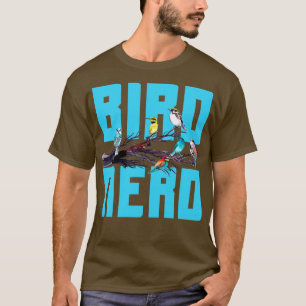 T-shirt Oiseau Watcher Drôle Oiseau Amoureux Cadeau