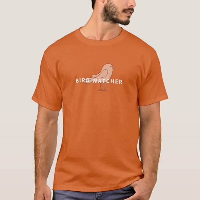 T-shirt Oiseau Watcher Retro Funny Bird Watch retro (Devant)