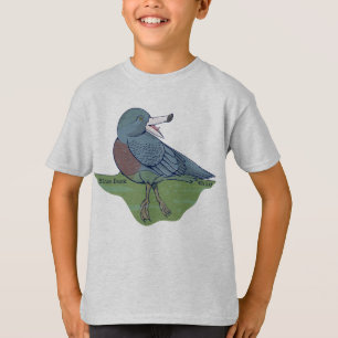 T-shirt OISEAU Whio Blue Duck NZ