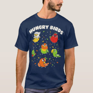 T-shirt Oiseaux affamés Perroquets de fruits par Tobe Fons