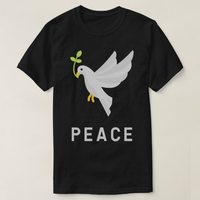 T-shirt Oiseaux Amateur Flying Freedom Peace (Design devant)