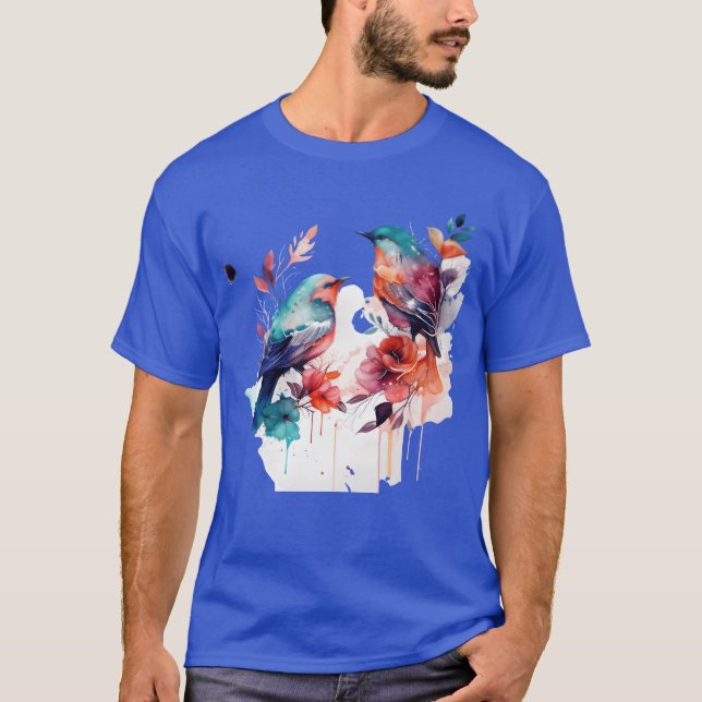 T-shirt OISEAUX Amis d'art amis (Devant)