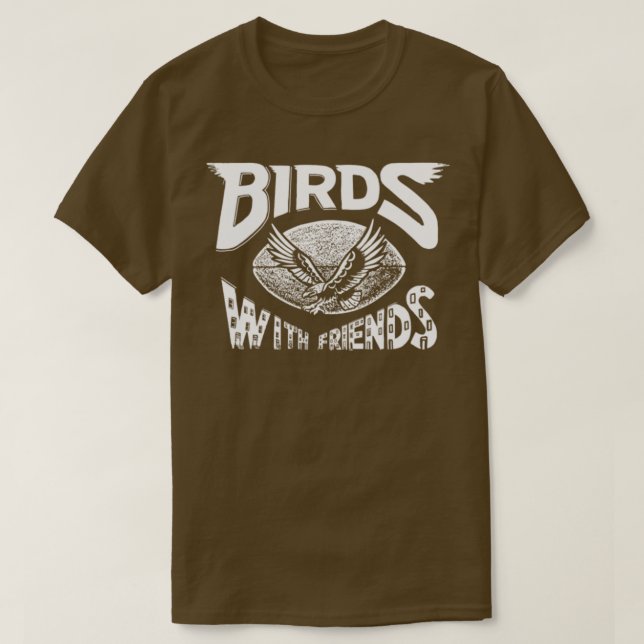T-shirt Oiseaux avec amis (Design devant)