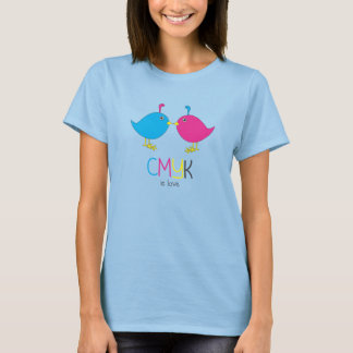 T-shirt Oiseaux CMJN