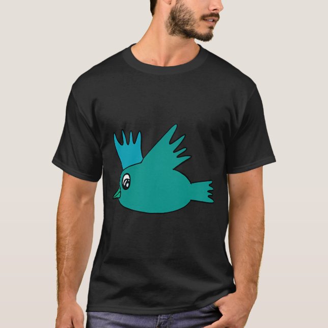 T-shirt Oiseaux colorés pour les enfants (Devant)