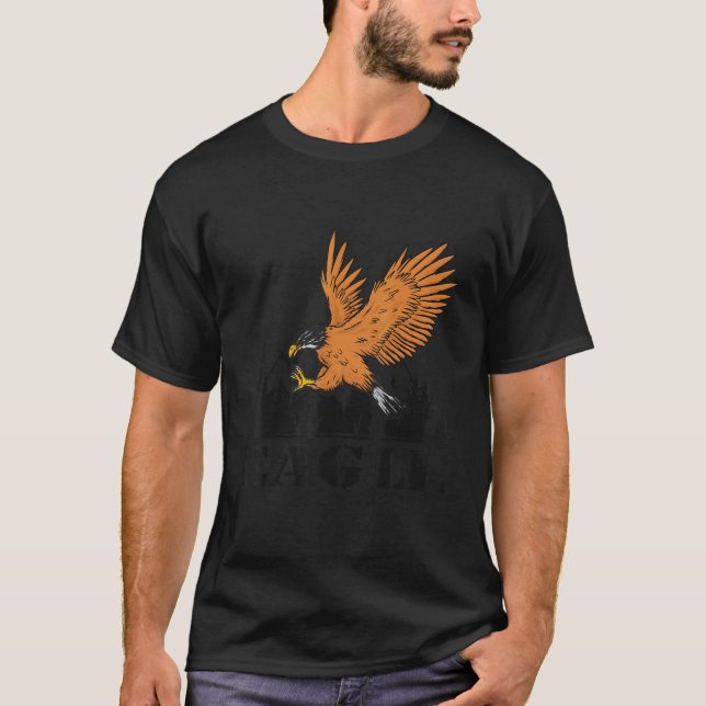 T-shirt Oiseaux d'aigle Faucon Oiseaux de Prey Faucon (Devant)