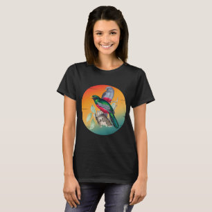 T-shirt Oiseaux d'amour vintage