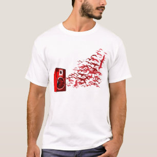 T-shirt Oiseaux de haut-parleur