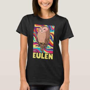 T-shirt Oiseaux de hibou Ornithologue Biologie Biologiste 
