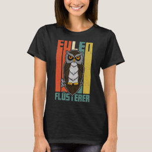 T-shirt Oiseaux de hibou Ornithologue Biologie Biologiste