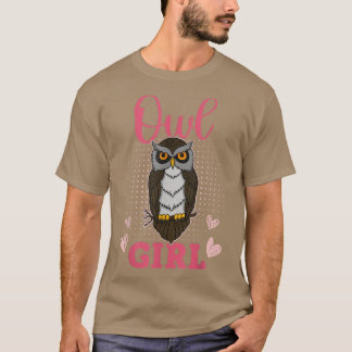 T-shirt Oiseaux de hibou Ornithologue Biologie Biologiste 