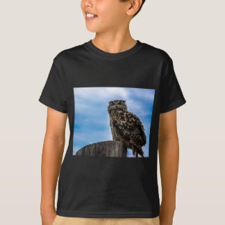 T-shirt Oiseaux de hibou Plumes Animaux Nature Destinée Pa