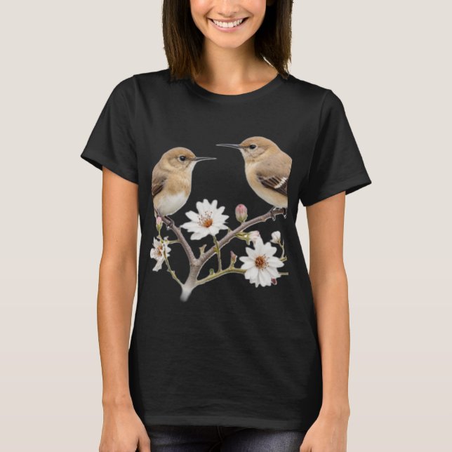 T-shirt oiseaux de jardin (Devant)