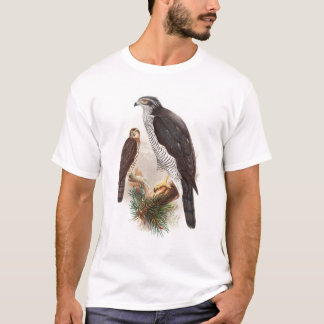 T-shirt Oiseaux de John Gould d'autour de faune de la