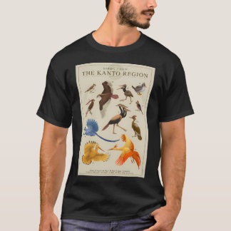 T-shirt Oiseaux De Kanto