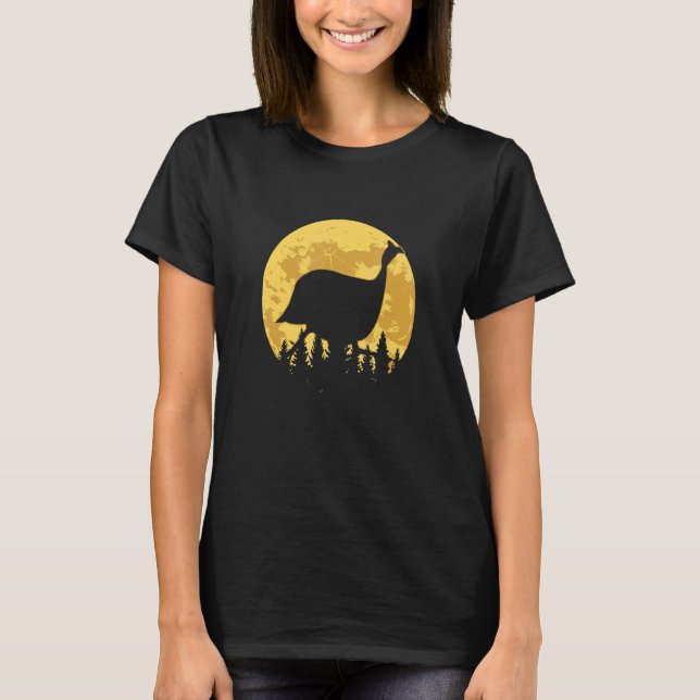 T-shirt Oiseaux de la lune de la forêt de Guinée (Devant)