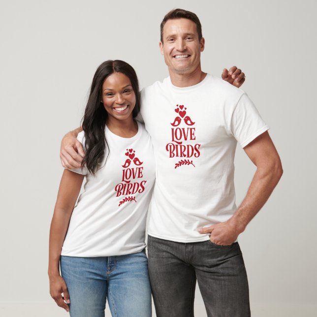 T-shirt Oiseaux de l'amour (Unisexe)