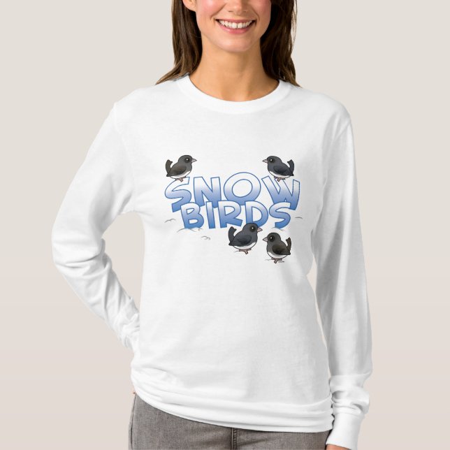 T-shirt Oiseaux de Neige (Devant)