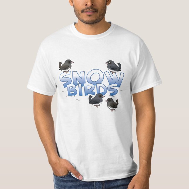 T-shirt Oiseaux de Neige (Devant)