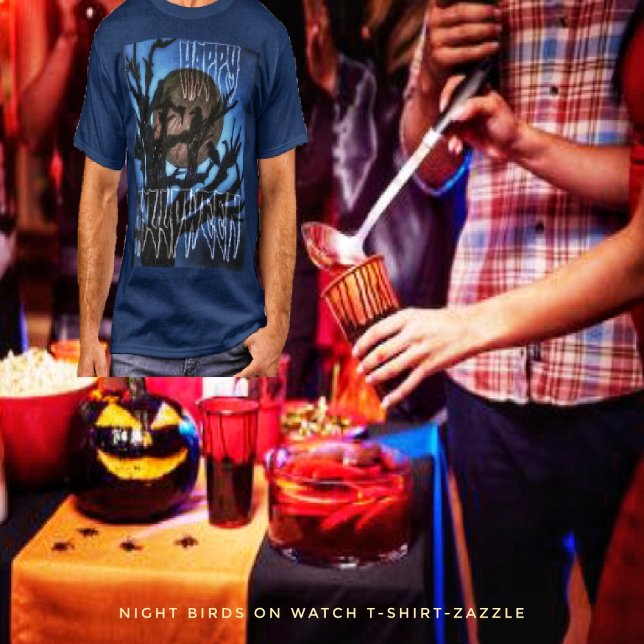 T-shirt Oiseaux de nuit à surveiller (Créateur téléchargé)