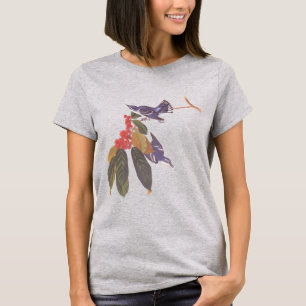 T-shirt Oiseaux de Paruline bleu-vert d'Audubon