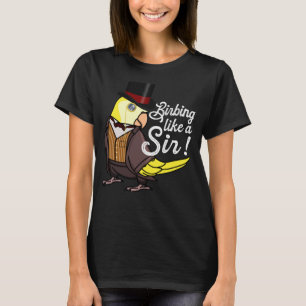 T-shirt Oiseaux de perroquets comme un Sir I Jaune Lutino 