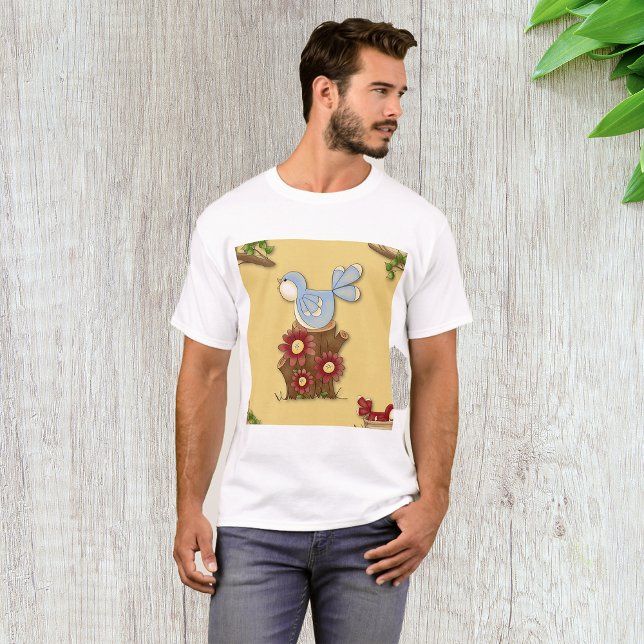 T-shirt Oiseaux de printemps (Créateur téléchargé)