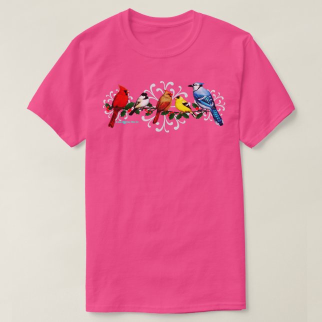 T-shirt Oiseaux de vacances (Design devant)