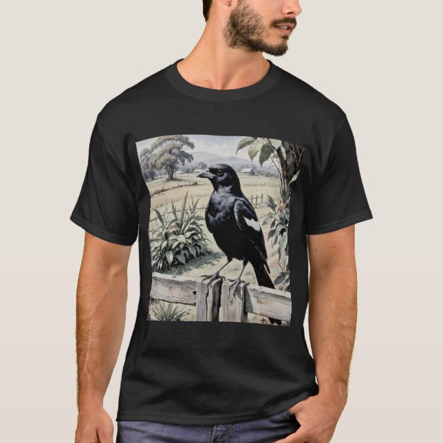 T-shirt oiseaux d'excellence dans l'Anu sauvage (Devant)