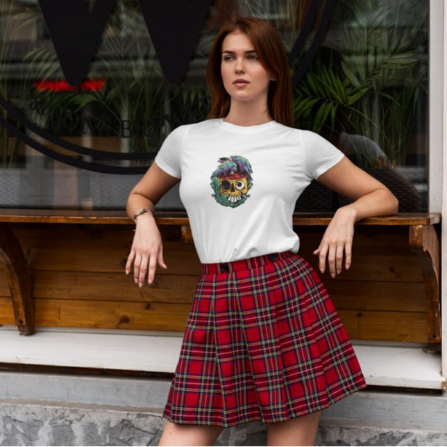 T-shirt Oiseaux du Corbeau Mangeant Zombie (Créateur téléchargé)