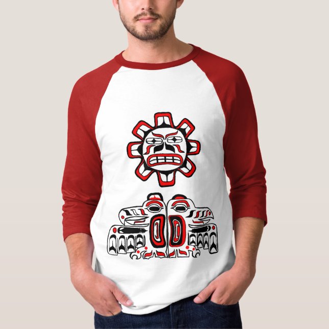 T-shirt Oiseaux du soleil de Haida (Devant)