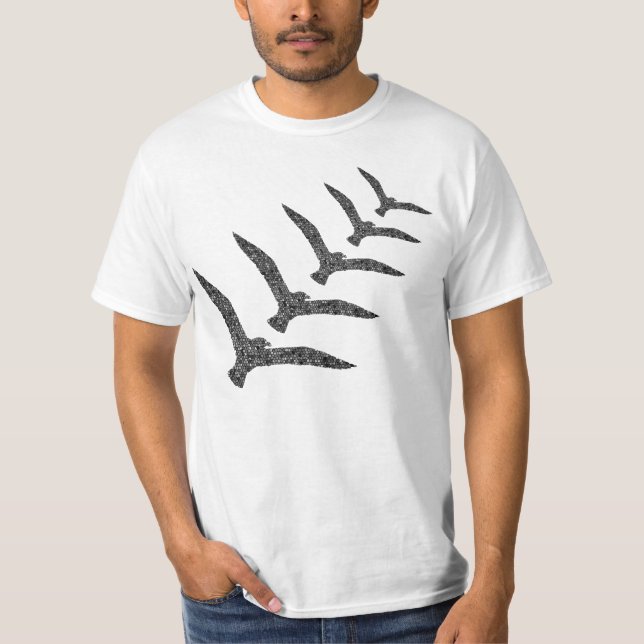 T-shirt Oiseaux en abondance (Devant)