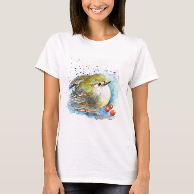 T-shirt Oiseaux et baies (Devant)