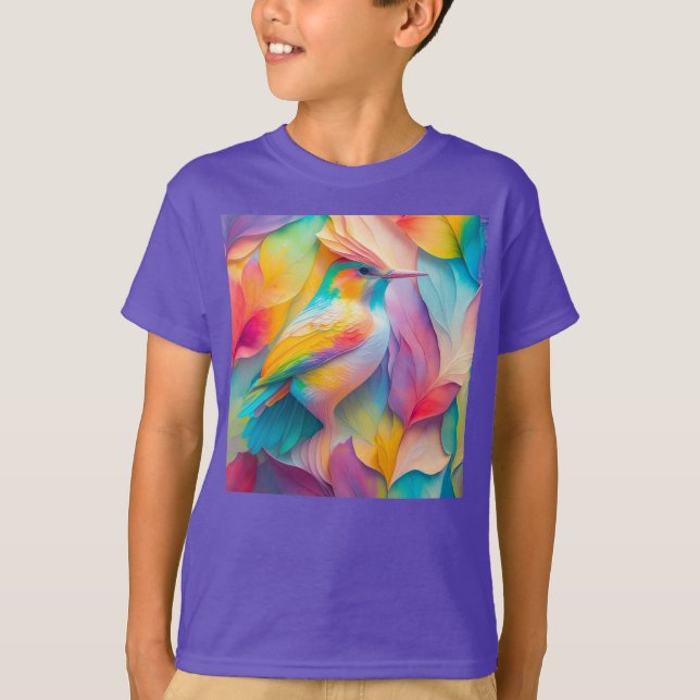 T-shirt Oiseaux Imaginaires Oiseaux de soie (Devant)