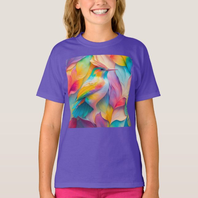T-shirt Oiseaux Imaginaires Oiseaux de soie (Devant)