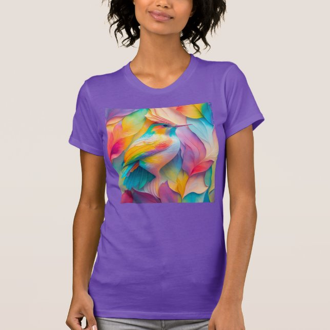 T-shirt Oiseaux Imaginaires Oiseaux de soie (Devant)