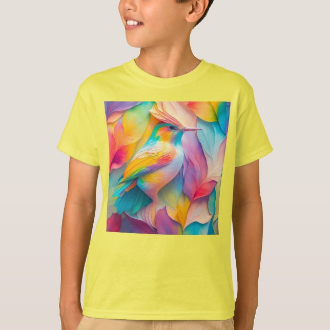 T-shirt Oiseaux Imaginaires Oiseaux de soie (Devant)