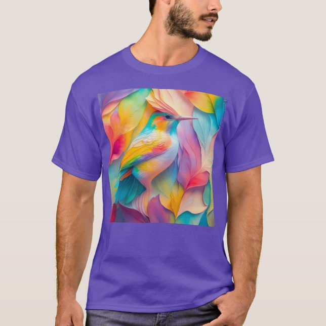 T-shirt Oiseaux Imaginaires Oiseaux de soie (Devant)