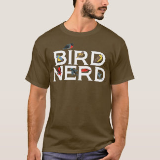 T-shirt Oiseaux Nerd Amateurs d'oiseaux
