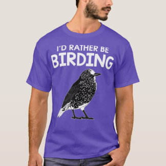T-shirt Oiseaux Observation d'oiseaux Starling Oiseau prod