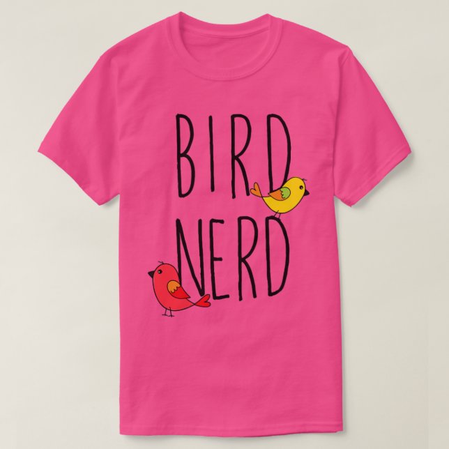 T-shirt Oiseaux Observation Oiseaux Sorcières Nerd (Design devant)