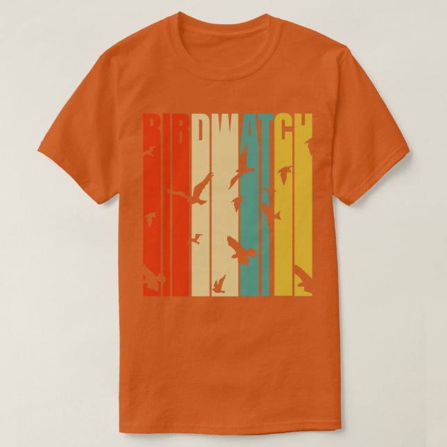 T-shirt Oiseaux Observation Rétro Oiseau Observateur Ornit (Design devant)