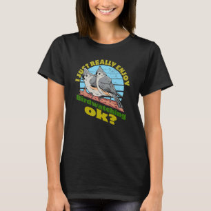 T-shirt Oiseaux Observation Zookeeper Birder Budgerigar Bi