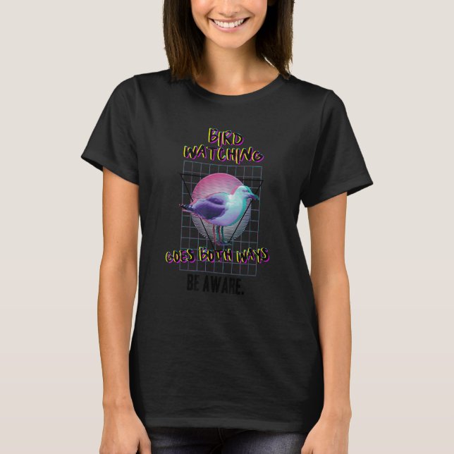 T-shirt Oiseaux Observation Zookeeper Birder Outdoor Consp (Devant)