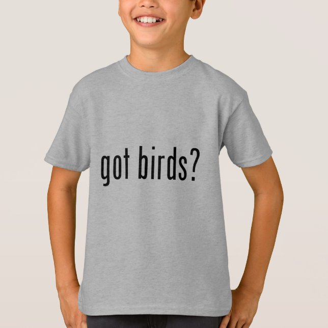 T-shirt oiseaux obtenus ? (Devant)